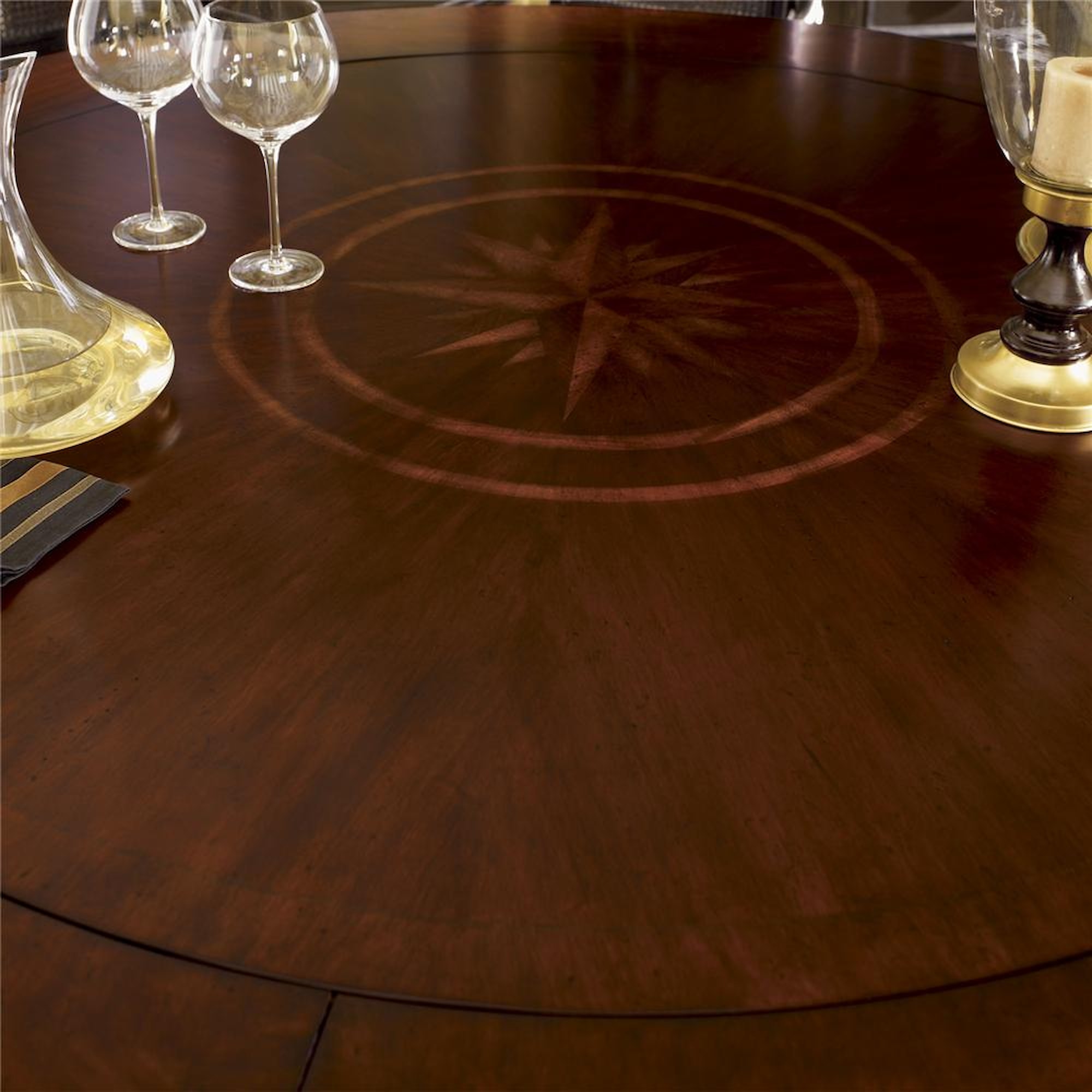 Tommy Bahama Home Kingstown 621870C Bonaire Round Dining Table with